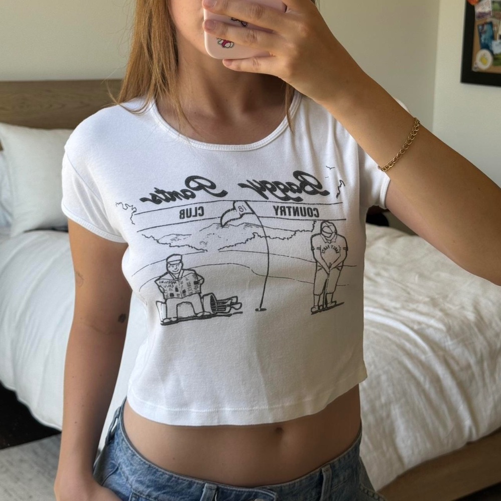 Golf Club Graphic Baby Tee